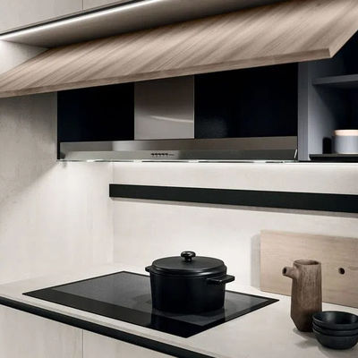 Hot Selling Metallic Lacquer Kitchen Cabinet Modern Designs Modular Wood Waterproof Kitchen Cabinet