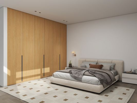 Whole House Furniture Customization Complete Modern Designs Wooden Melamine / Lacquer Modular Kitchen Cabinet