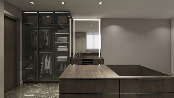 Customized Wardrobe Furniture Bedroom Set Hotel Home Solid Wood Large Wardrobe
