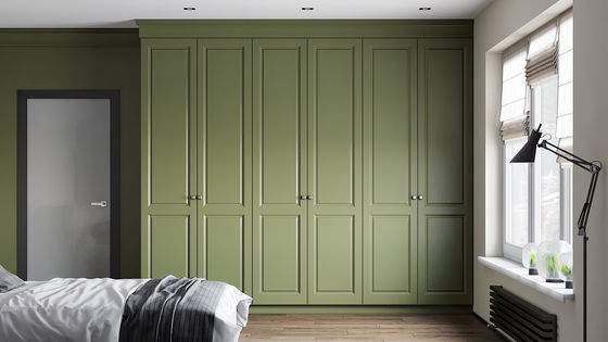 New Design Bedroom Furniture Wooden Lacquer Modern Simple Home Customized Wardrobe