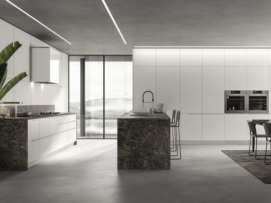 Modern Designs High End Affordable Custom Furniture Small Full White L Shaped Melamine Kitchen Cabinets