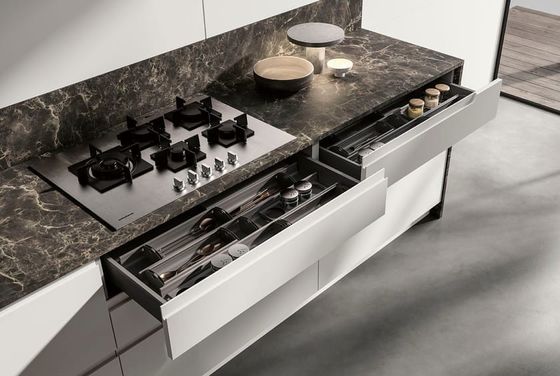 Modern Designs High End Affordable Custom Furniture Small Full White L Shaped Melamine Kitchen Cabinets