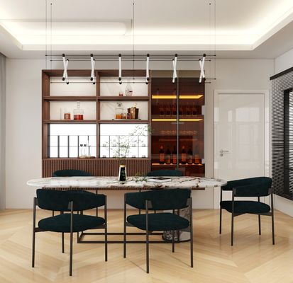 One-Stop Solution Home Furniture Classical Design Solid Wood Kitchen Cabinet Kitchen Furniture
