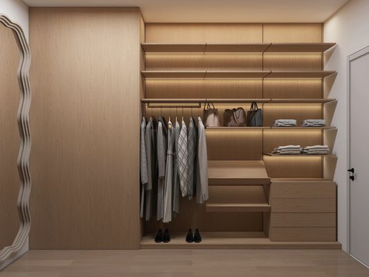 Custom Closet Systems Modern Clothes Storage Cabinets Set Bedroom Furniture Organizer Wood Wardrobe Closet