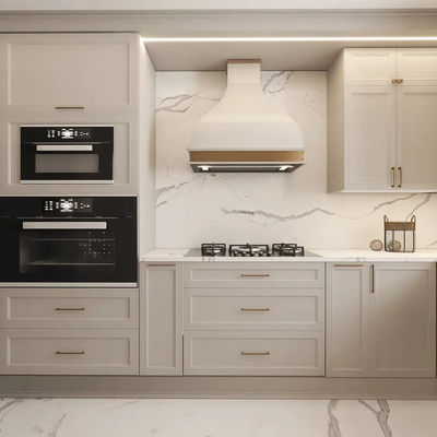 One Stop Solution Mdf Lacquer White Complete Set Kitchen Furniture Solid Wood Kitchen Cabinet