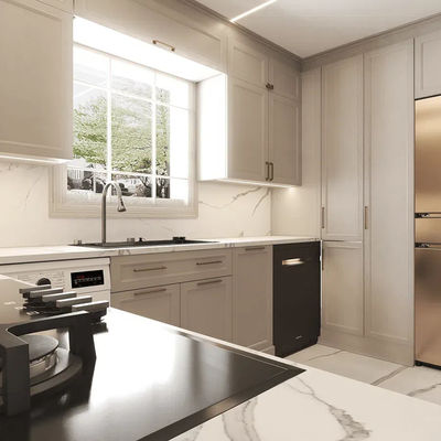 One Stop Solution Mdf Lacquer White Complete Set Kitchen Furniture Solid Wood Kitchen Cabinet