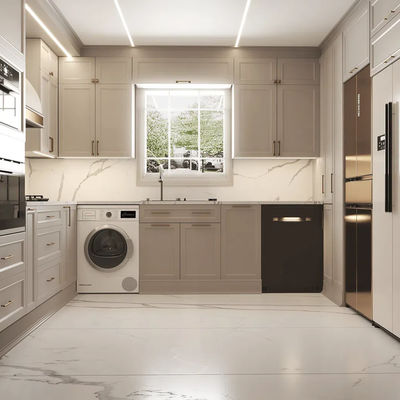 One Stop Solution Mdf Lacquer White Complete Set Kitchen Furniture Solid Wood Kitchen Cabinet