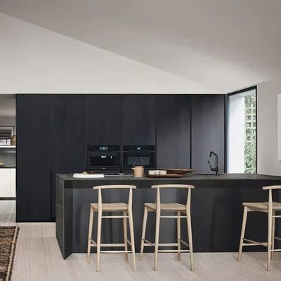 Modern Minimalist Style Designs Small Complete Custom Home Furniture Melamine Unit Cabinets Kitchen With Sink
