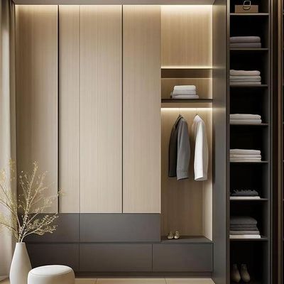 Customized Hinge Door Wardrobe Bedroom Wall Wardrobe Design Wooden Wardrobe Bedroom Furniture