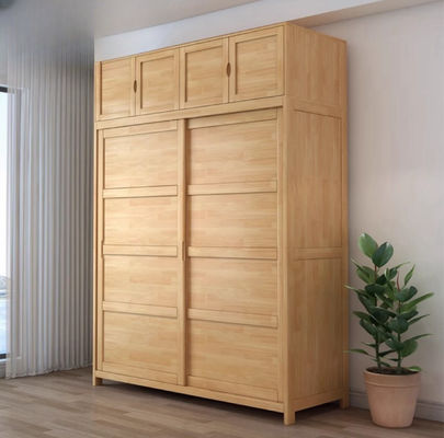 Custom Simple Modern Solid Wood Wardrobe Home Bedroom Wardrobe