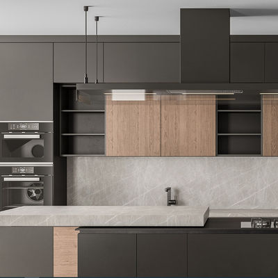 Minimalist Custom Modular Modern Design Kitchen Cabinets Furniture Wooden Kitchen Cabinet