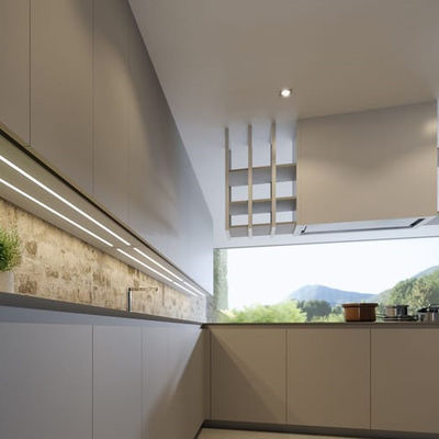 Complete Full Interior Luxury Lacquer Smart Automatic Kitchen Cabinet Modern Design