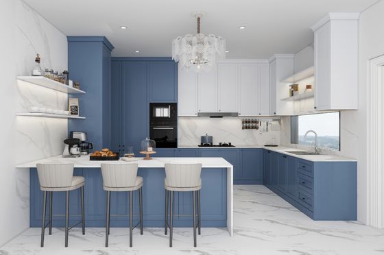 Custom Lacquer Kitchen Cabinets Modern Design with Kitchen Island Modern Kitchen Storage Cabinet