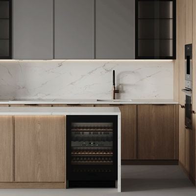 Smart Home And Ready To Assemble Modular Kitchen Customized Modern Storage Melamine Kitchen Cabinet