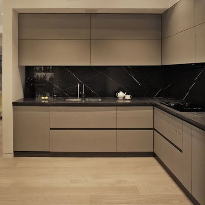 Professional Design Modern Modular Customized Lacquer Paint Mat Finish Kitchen Cabinets