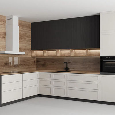 Customised Furniture Small Lacquer Kitchen Cabinet Storage Set With Sink And Countertops For Project