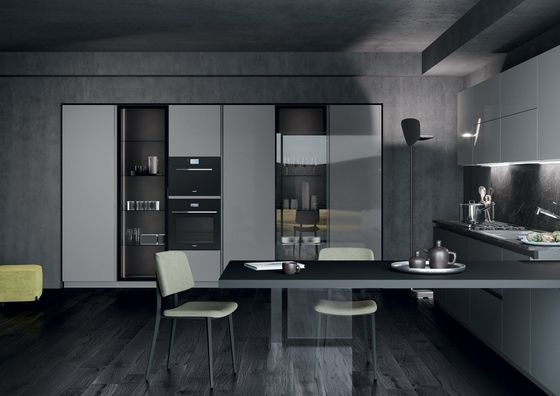 Modern Waterproof Melamine Kitchen Cabinets Complete Sets For Townhouse