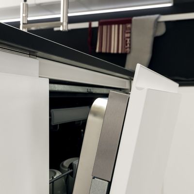 Professional Hotel Kitchen Cabinet Wooden Lacquer Kitchen Cabinet