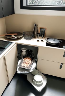 Customized Modern Storage Furniture High Gloss Lacquer Kitchen Cabinet With Appliances For Household