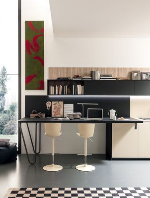 Customized Modern Storage Furniture High Gloss Lacquer Kitchen Cabinet With Appliances For Household