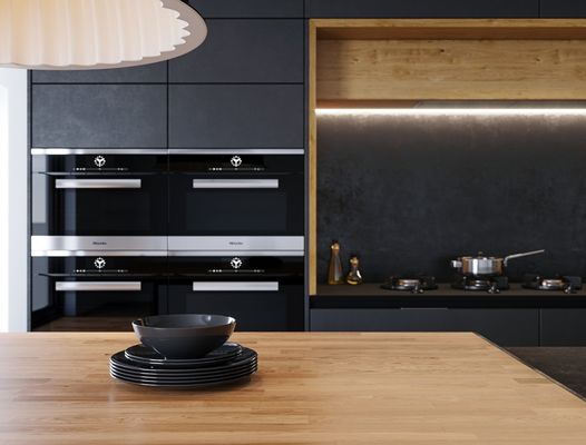 European Modern Kitchen Cabinets Affordable Waterproof Melamine Finish Kitchen Cabinets