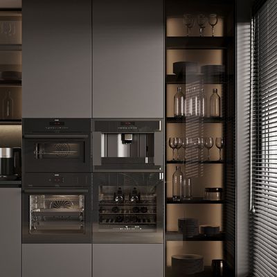 Wood Lacquer Kitchen Cabinet Modern Design Kitchen Cabinets For House