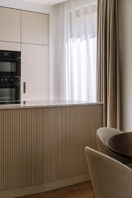 Smart Kitchen Cabinet Mdf Melamine Laminate Eb Board 18mm Waterproof Kitchen Cabinet