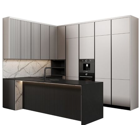 Melamine Plating Wooden Kitchen Storage Cabinet Ready To Assemble Kitchen Cabinets