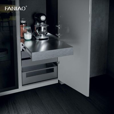High End Kitchen Cabinet Modern Style Design Kitchen Luxury Island Complete Melamine Kitchen Cabinet