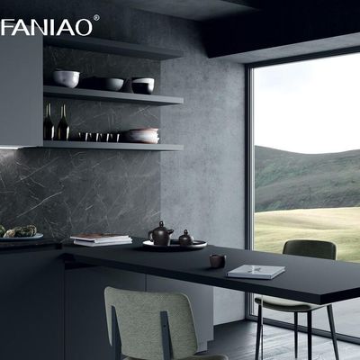High End Kitchen Cabinet Modern Style Design Kitchen Luxury Island Complete Melamine Kitchen Cabinet