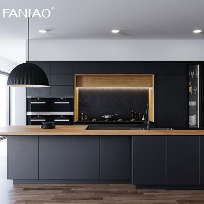 Wholesale Contemporary Cupboard Free Design Melamine Flat Pack Kitchen Cabinet