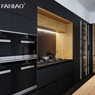 Wholesale Contemporary Cupboard Free Design Melamine Flat Pack Kitchen Cabinet