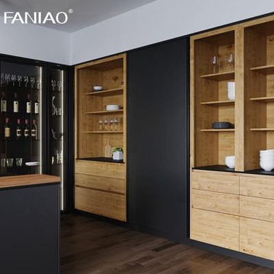 Wholesale Contemporary Cupboard Free Design Melamine Flat Pack Kitchen Cabinet