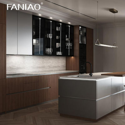 Contemporary Kitchen Cabinets For Supplier Modular Pantry Customization Modern Wood Melamine Kitchen Cabinet