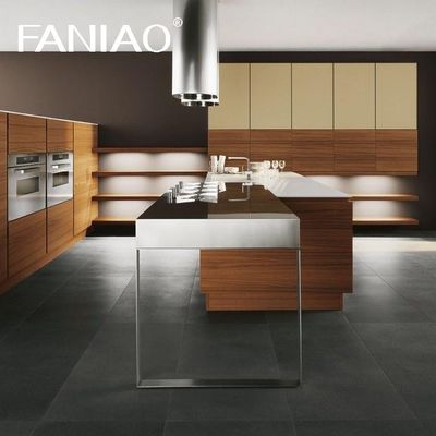 Kitchen Cabinet Supplier Modular Luxury Design Modern Stainless Wood Furniture Kitchen Cabinet