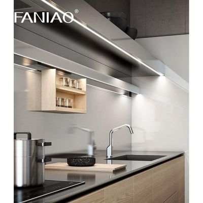 Wood Grain Stainless Steel Kitchen Cabinets Modern Smart Design Modular Metal Cabinets Kitchen And Kitchen Furniture