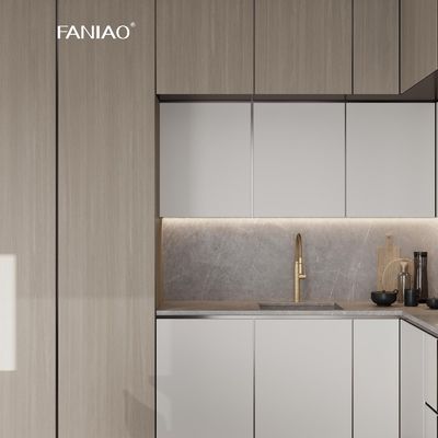 Automatic Modular Popular Furniture Modular Kitchen White Lacquer Kitchen Cabinet