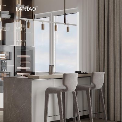 Automatic Modular Popular Furniture Modular Kitchen White Lacquer Kitchen Cabinet
