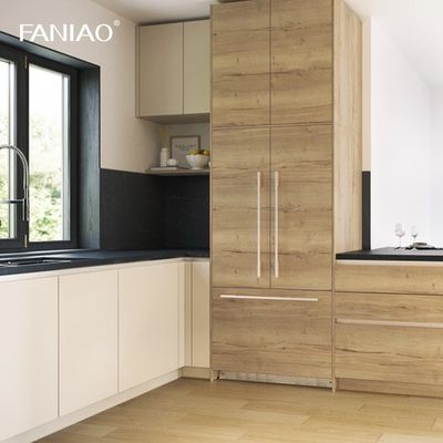 2024 Contemporary Kitchen Cabinets For Supplier Modular Pantry Customization Modern Wood Melamine Kitchen Cabinet