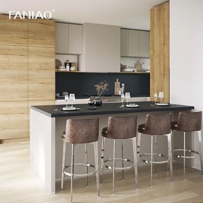 2024 Contemporary Kitchen Cabinets For Supplier Modular Pantry Customization Modern Wood Melamine Kitchen Cabinet