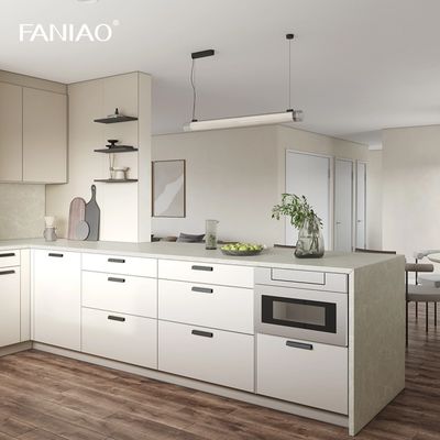 China Manufacturer Modern Wooden Kitchen Cabinet Designs Custom Melamine Kitchen Cabinets