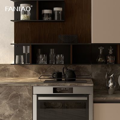 Free Sample Custom Ready Made Kitchen Cabinet Melamine Board Kitchen Cabinet Design