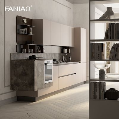 Free Sample Custom Ready Made Kitchen Cabinet Melamine Board Kitchen Cabinet Design