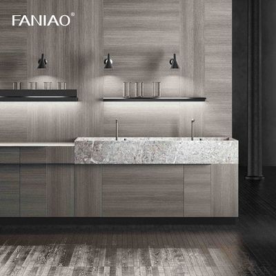 Building Project Contractor RTA Solid Wood Melamine MDF Plywood Kitchen Cabinets Sets