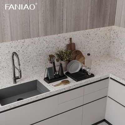 Factory Direct Supply Kitchen Furniture Manufacturer Wood Melamine Kitchen Cabinet