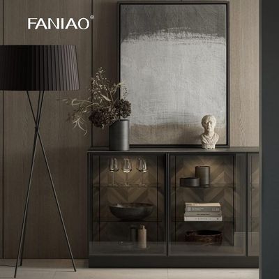 Luxury Modular Cabinets Kitchen Design Wooden House Furniture Melamine Board Modern Wall Kitchen Cabinet