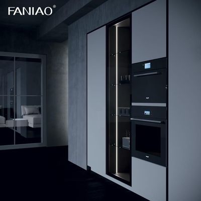 Manufacturer High Quality Kitchen Cabinets L-shape Melamine Kitchen Cabinet