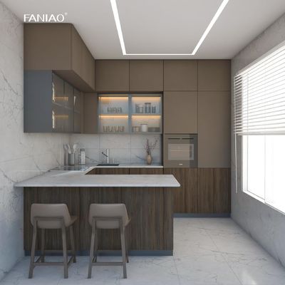 Hotel Small Space Latest Custom Tiny Compact Mini Kitchen Kitchenettes Melamine Kitchen Cabinet