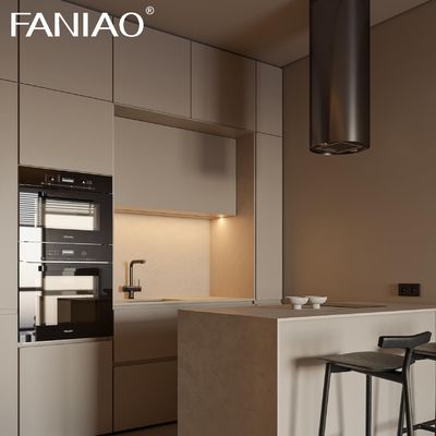 Contemporary Kitchenette Mini Kitchen Potable Melamine Kitchen Cabinet for Hotel