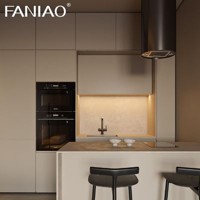 Contemporary Kitchenette Mini Kitchen Potable Melamine Kitchen Cabinet for Hotel